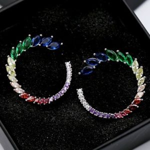 Colorful Round Earrings